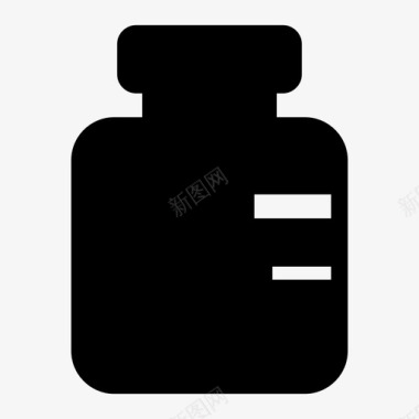酒精瓶罐子药物图标图标