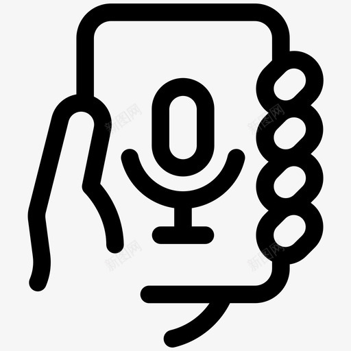 语音控制siri语音助手图标svg_新图网 https://ixintu.com siri 语音助手 语音控制 通讯线路第9卷