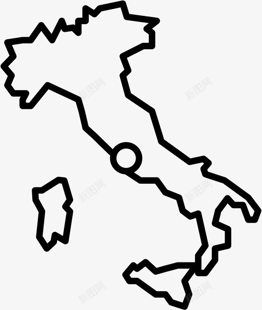 意大利首都国家图标svg_新图网 https://ixintu.com 共和国 国家 意大利 欧洲 罗马 首都