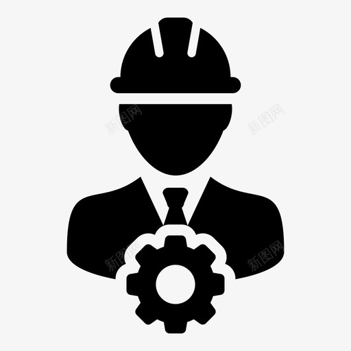 workerbusinesscog图标svg_新图网 https://ixintu.com business cog construction constructionworkericons业务向量样式7 gear person worker