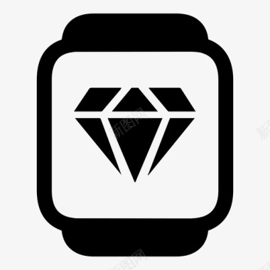 智能手表钻石智能手表功能图标图标