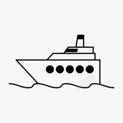 上海游艇展游艇海上海上航行图标高清图片