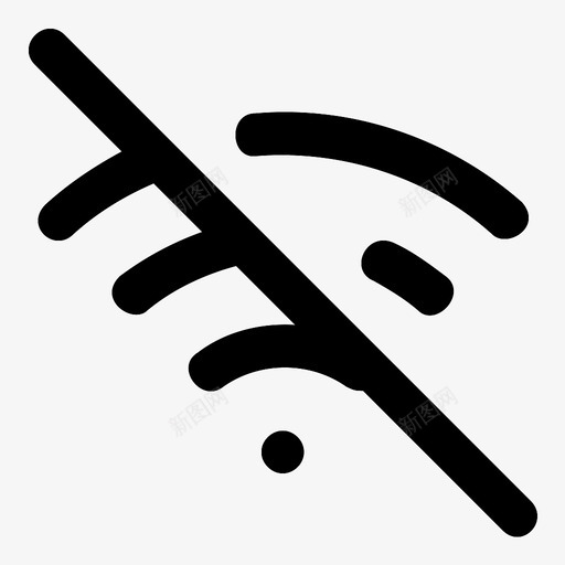 wifiwifi关闭图标svg_新图网 https://ixintu.com wifi wifi关闭