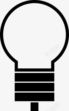灯泡电照明图标图标
