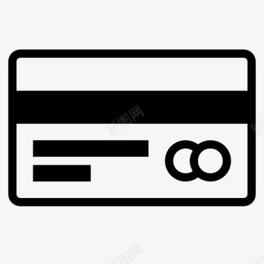 信用卡atm卡信用支付图标图标