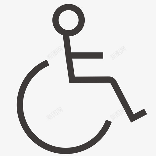 wheelchairsvg_新图网 https://ixintu.com wheelchair