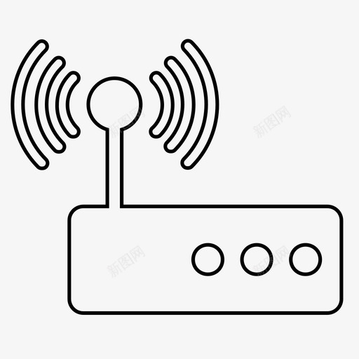 wifi路由器mobile2图标svg_新图网 https://ixintu.com mobile2 wifi路由器