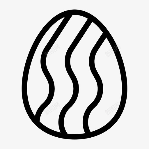 鸡煮熟庆祝图标svg_新图网 https://ixintu.com 复活节 复活节线图标 庆祝 煮熟 鸡 鸡蛋