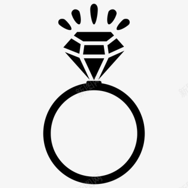 采购产品戒指珠宝钻石图标图标