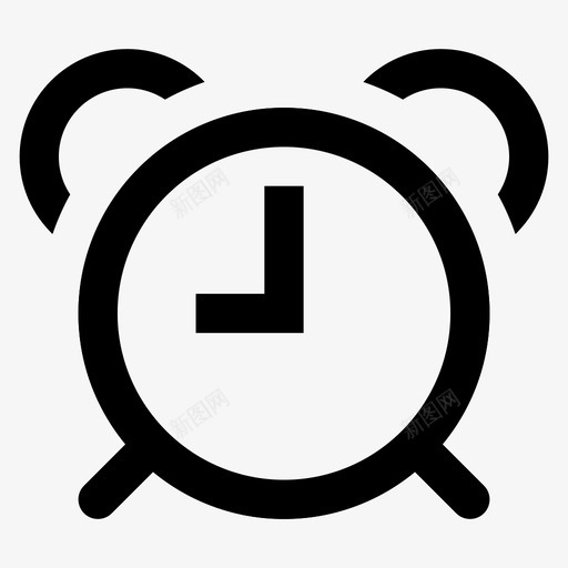 闹钟时钟日程表图标svg_新图网 https://ixintu.com ios11个ui元素行 ui 日程表 时钟 时间 闹钟