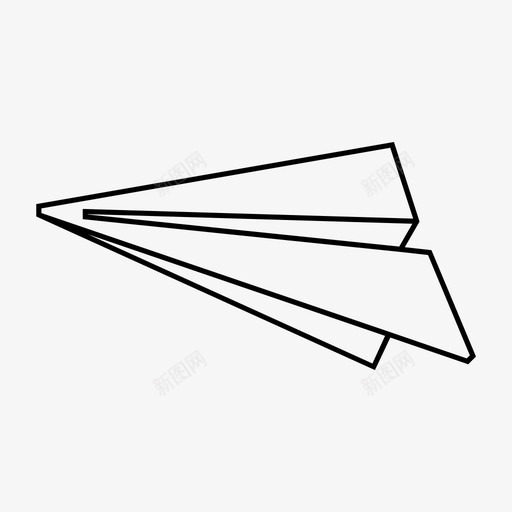 飞机折纸飞行折叠图标svg_新图网 https://ixintu.com 折叠 纸张 飞机折纸 飞行