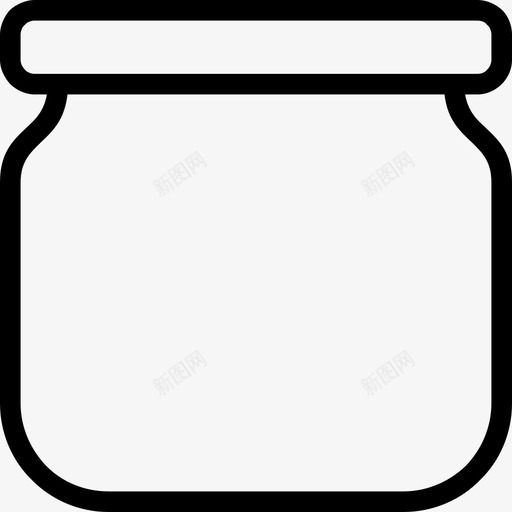 瓶子奶油罐药瓶图标svg_新图网 https://ixintu.com 奶油罐 玻璃 瓶子 药瓶