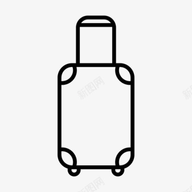 手提箱行李日记本图标图标