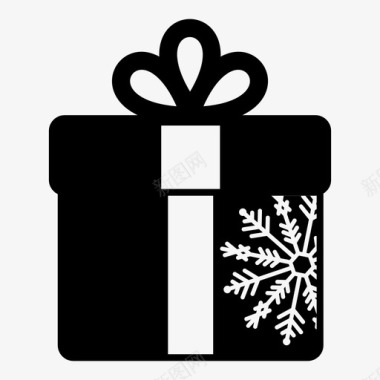 圣诞礼物盒子礼物图标图标
