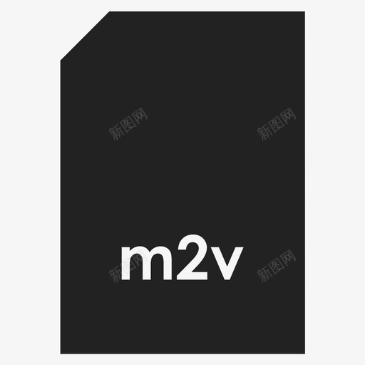 m2v文件格式图标svg_新图网 https://ixintu.com m2v 文件 格式 视频