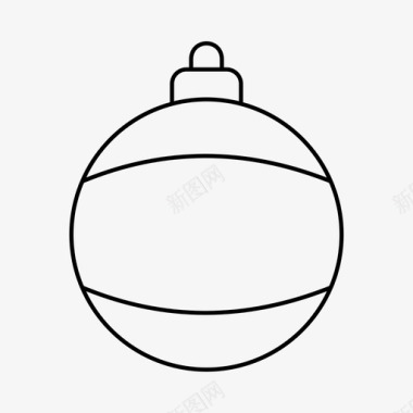 圣诞饰品球装饰品图标图标