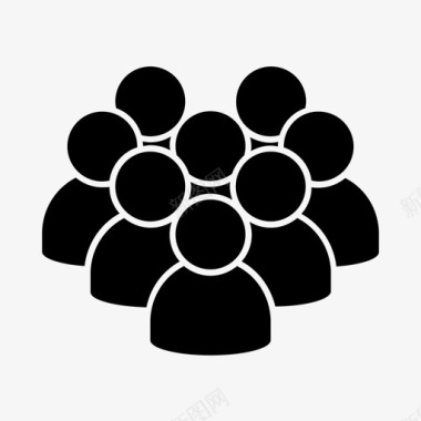 一群人图标图标