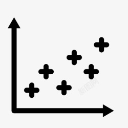 散点矩阵图点图散点图图表1图标高清图片