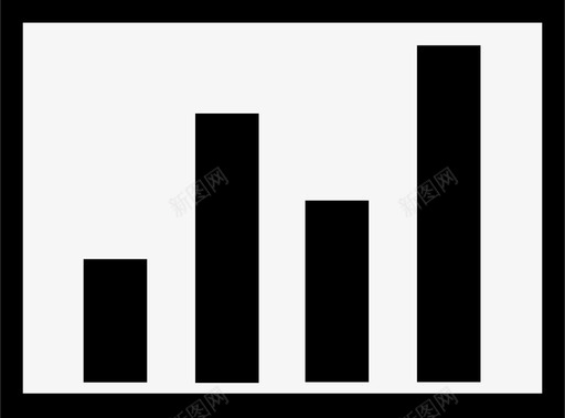 分析条形图信息图表图标图标