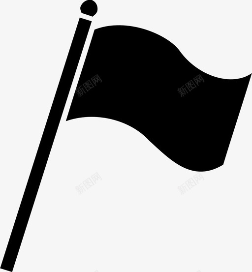 旗帜飘扬的旗帜旗帜图标svg_新图网 https://ixintu.com 国旗 旗帜 旗帜图标 飘扬的旗帜