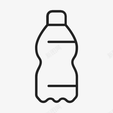 水瓶饮料健康图标图标