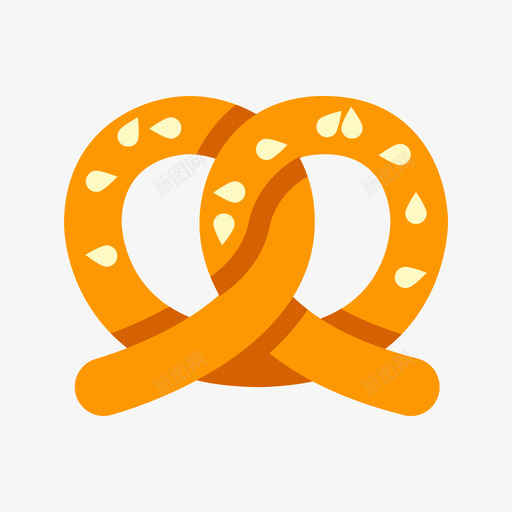 Pretzelsvg_新图网 https://ixintu.com Pretzel 填充 多色