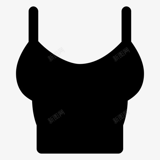 文胸胸罩内衣图标svg_新图网 https://ixintu.com 内衣 文胸 日常文胸 胸罩 衣服
