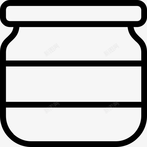 瓶子奶油罐药瓶图标svg_新图网 https://ixintu.com 奶油罐 玻璃 瓶子 药瓶