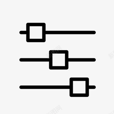 调整对齐排序图标图标