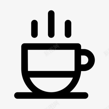 杯子咖啡杯热茶图标图标