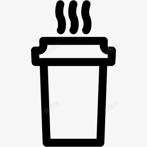 咖啡饮料玻璃杯图标svg_新图网 https://ixintu.com 咖啡 热咖啡 玻璃杯 茶 食品饮料 饮料