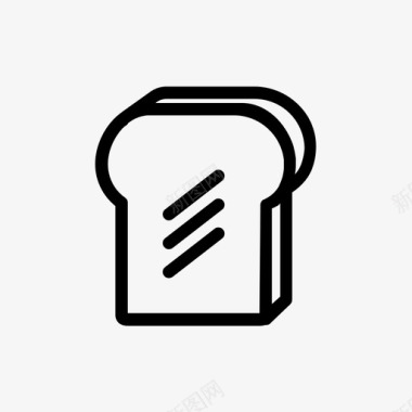面包面包房面包片图标图标
