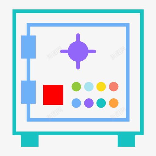 保险箱银行保险箱银行保险库图标svg_新图网 https://ixintu.com 保护 保险箱 储物柜 银行保险库 银行保险箱