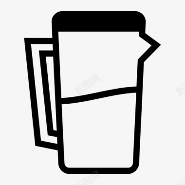 茶壶饮用水水壶图标图标