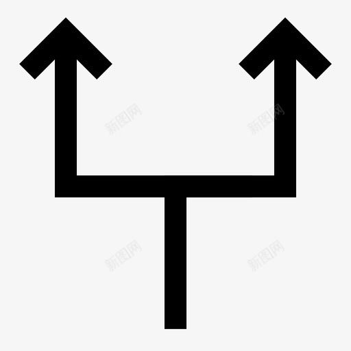 箭头方向改道图标svg_新图网 https://ixintu.com 二 位置 位置和导航线 改道 方向 箭头