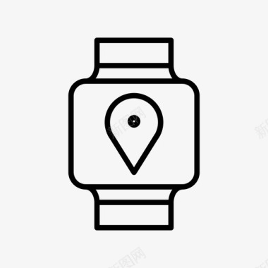 智能手表gpspin图标图标