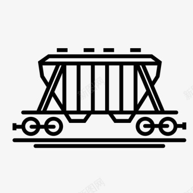 铁路运输货物铁路图标图标