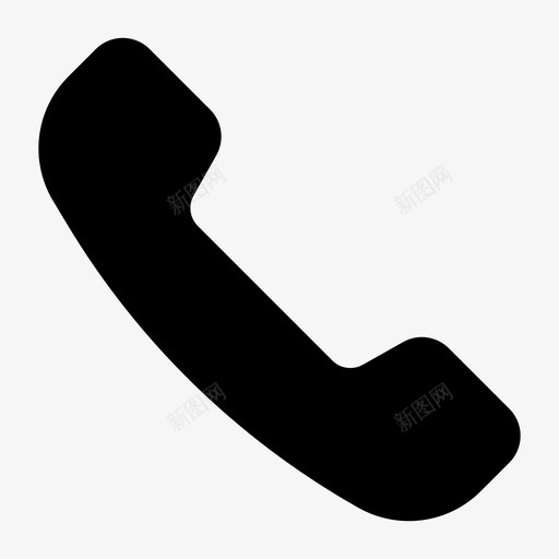 phonecallhandset图标svg_新图网 https://ixintu.com call handset ios ios11个用户界面元素 phone telephone