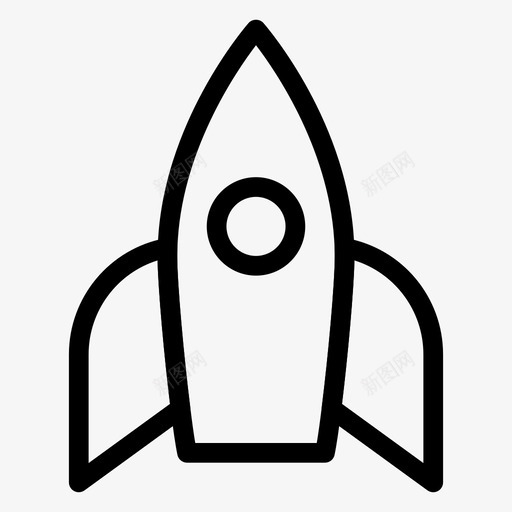 助推商务发射器图标svg_新图网 https://ixintu.com 加速 助推 发射器 商务 宇宙飞船 设计线图标