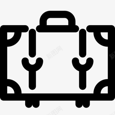 旅行箱随身行李行李图标图标