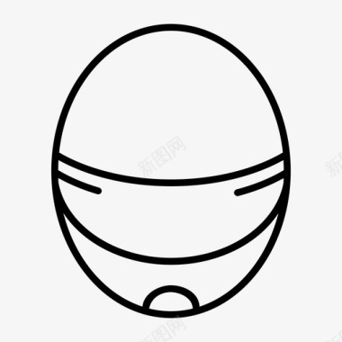 头盔摩托车头盔防护图标图标