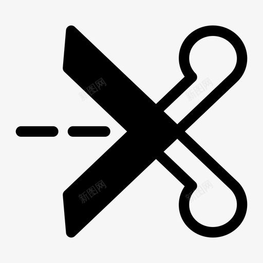 剪缝图标svg_新图网 https://ixintu.com 剪 缝