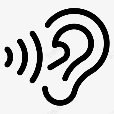 耳朵听觉通讯线路第9卷图标图标