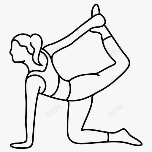 瑜伽体式体式半弓瑜伽姿势体式半弓图标svg_新图网 https://ixintu.com 瑜伽体式体式半弓 瑜伽姿势体式半弓