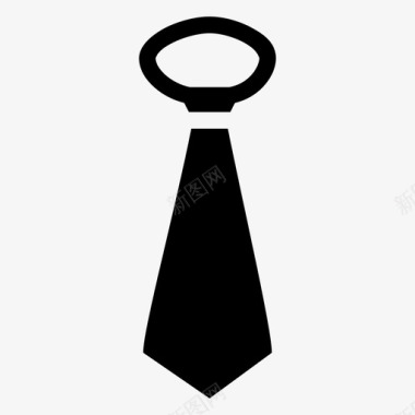 领带配件校服领带图标图标