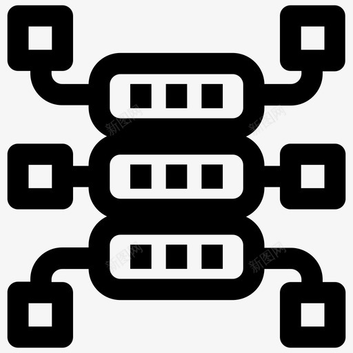 数据结构图标svg_新图网 https://ixintu.com 数据 结构