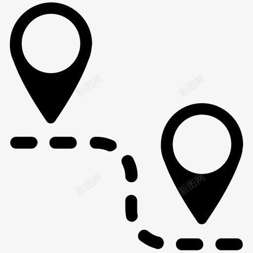 gps定位导航pin图标svg_新图网 https://ixintu.com gps定位 pin 全局pin和地图位置 导航 跟踪 路线