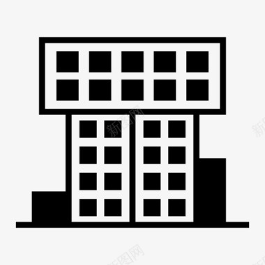 建筑商业房地产图标图标