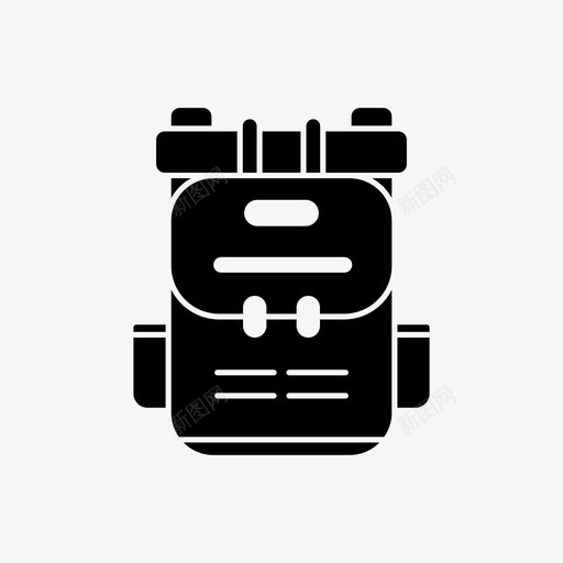 背包背包客包图标svg_新图网 https://ixintu.com 包 旅游 旅行 背包 背包客 设备