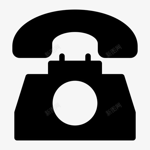 呼叫通信座机图标svg_新图网 https://ixintu.com 呼叫 客户服务字形图标 座机 服务 电话 通信